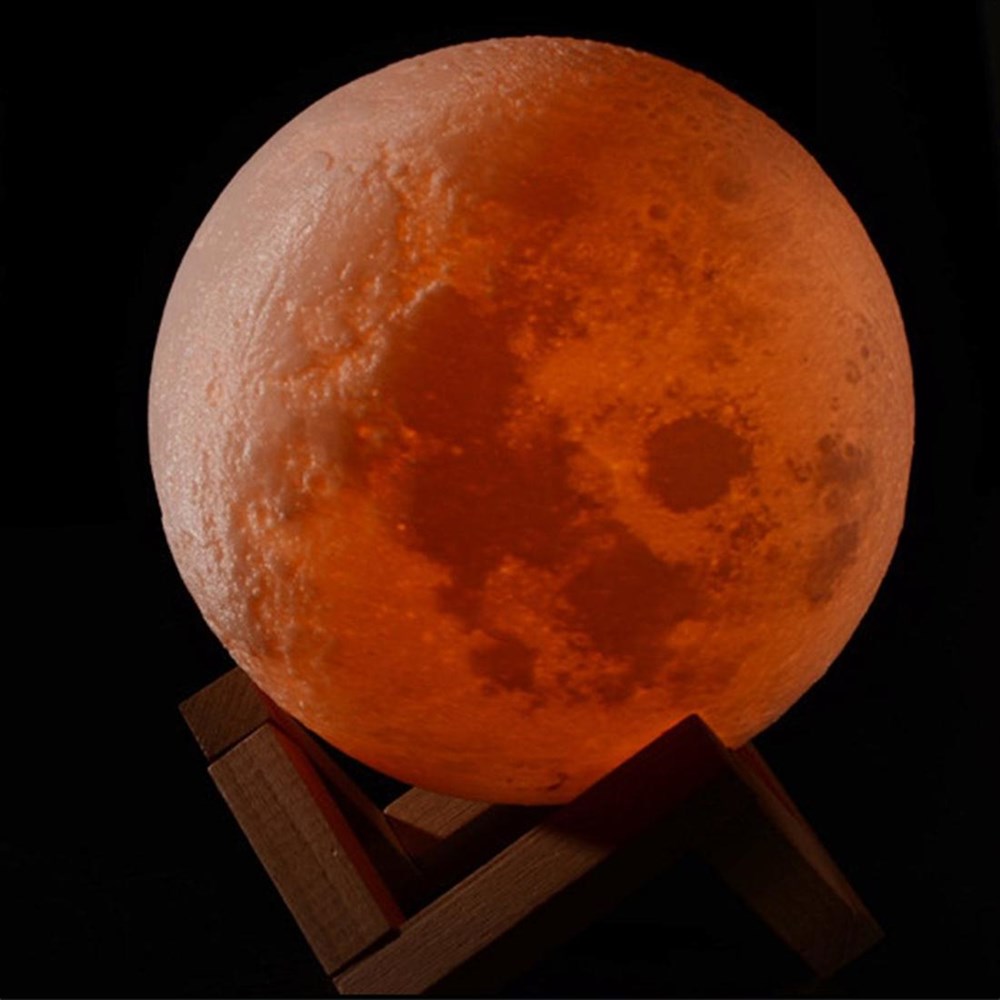 3D Ay Model LED Gece Lambası