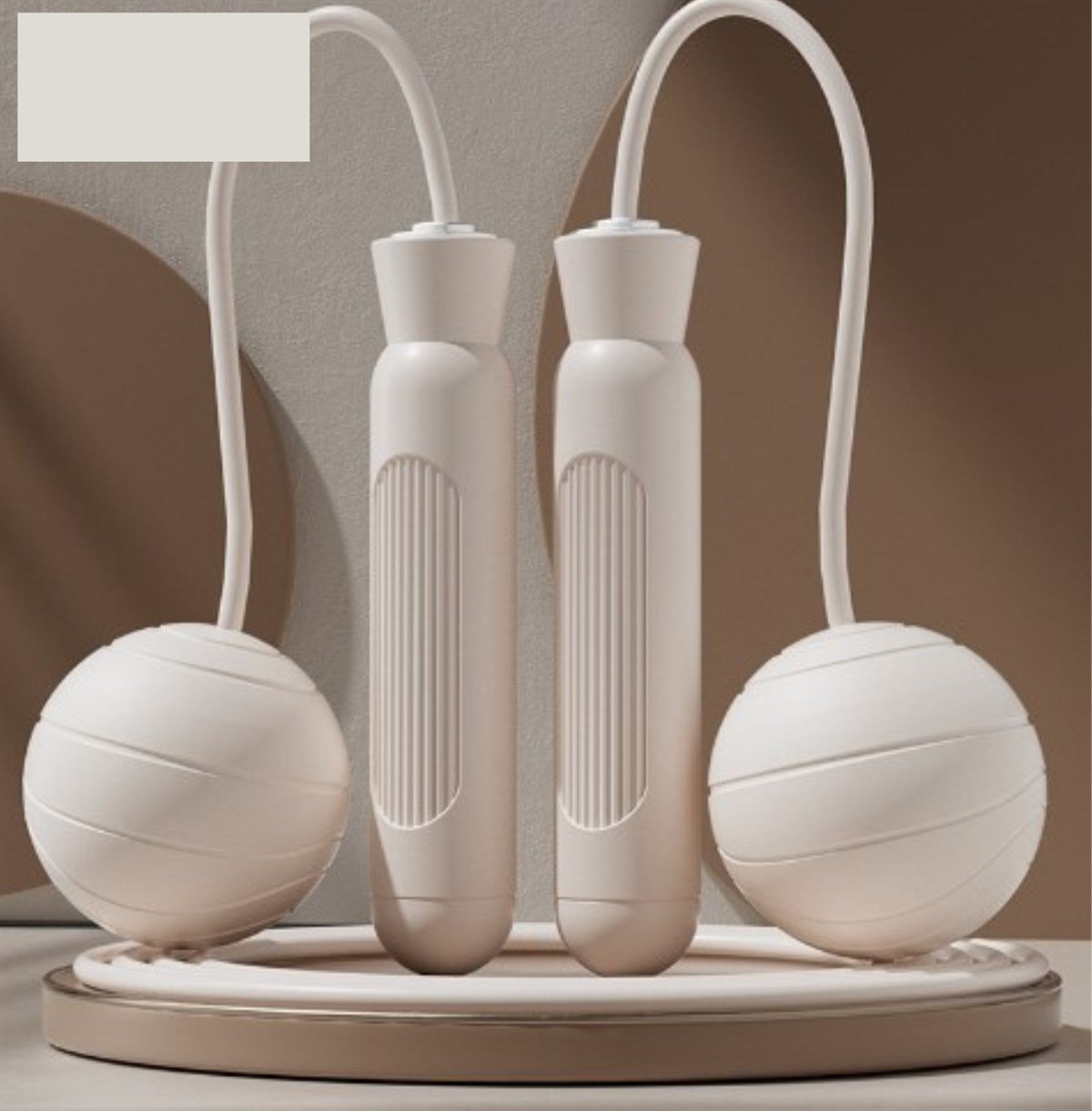 Ağırlık Taşıyan İp Atlama İpi Kapalı ve Açık Alan Sporları İçin Çift Kullanımlı İp (İp+Ağırlık)