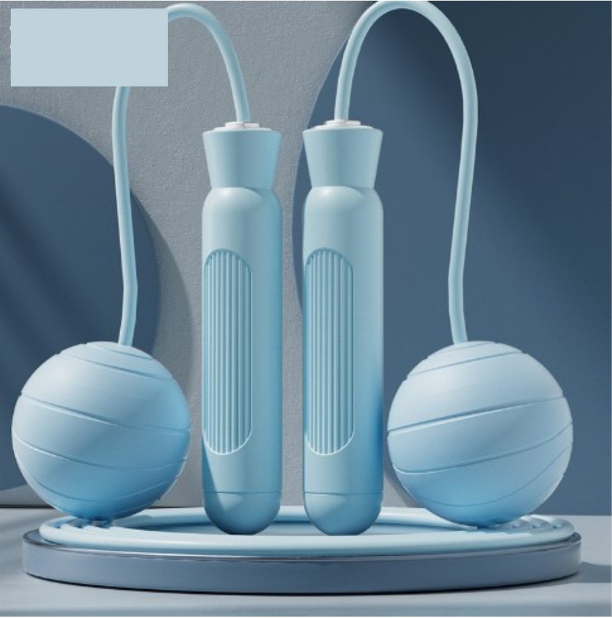 Ağırlık Taşıyan İp Atlama İpi Kapalı ve Açık Alan Sporları İçin Çift Kullanımlı İp (İp+Ağırlık)