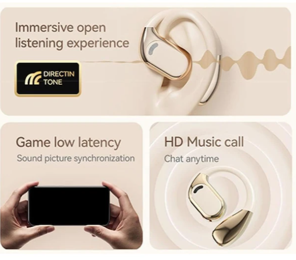 AI Akıllı Çeviri M76 Evrensel Kablosuz Gürültü Azaltma Bluetooth Kulaklık