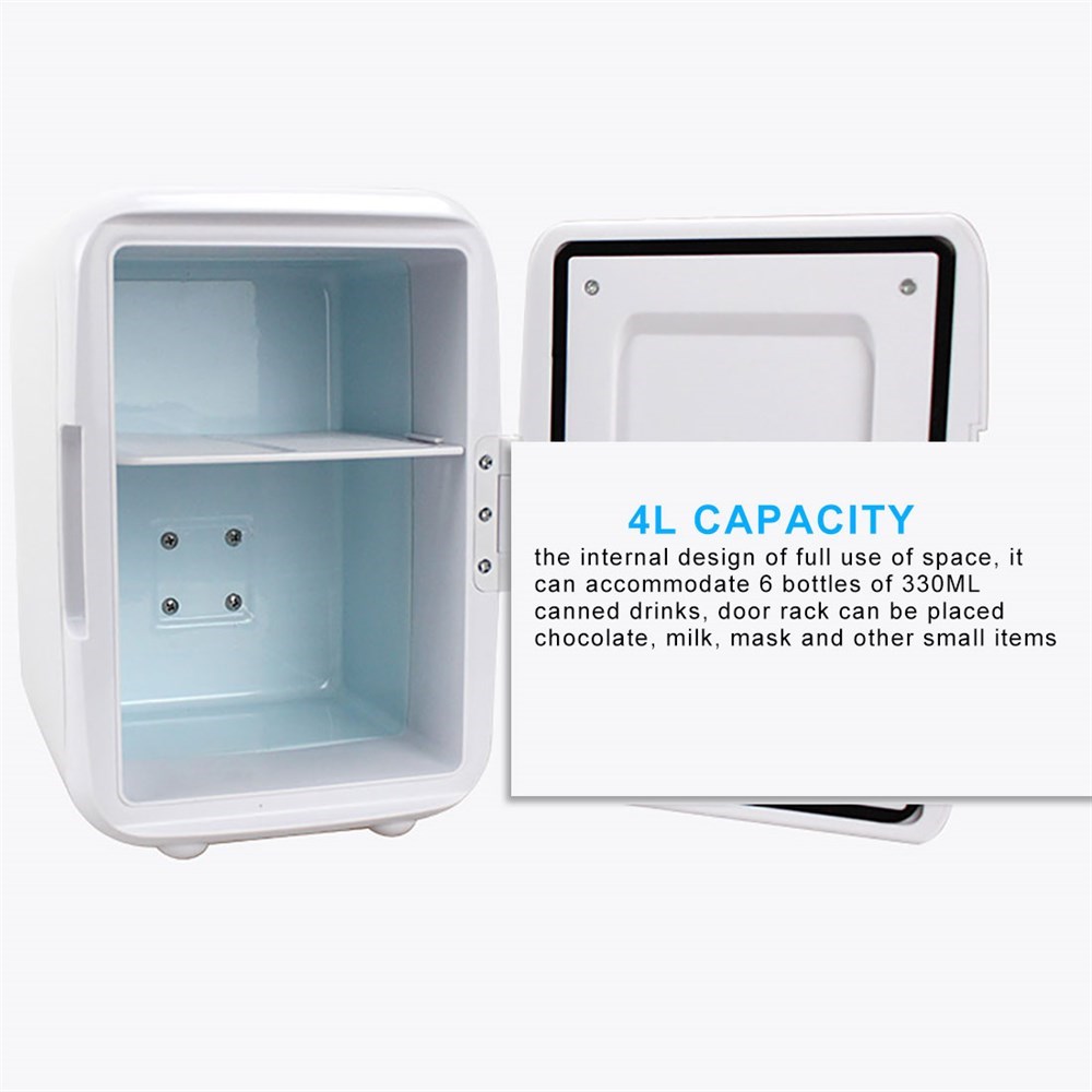Araba ve Ev Kullanımı İçin 4L Kapasiteli Kişisel Mini Buzdolabı Soğutucu/Isıtıcı
