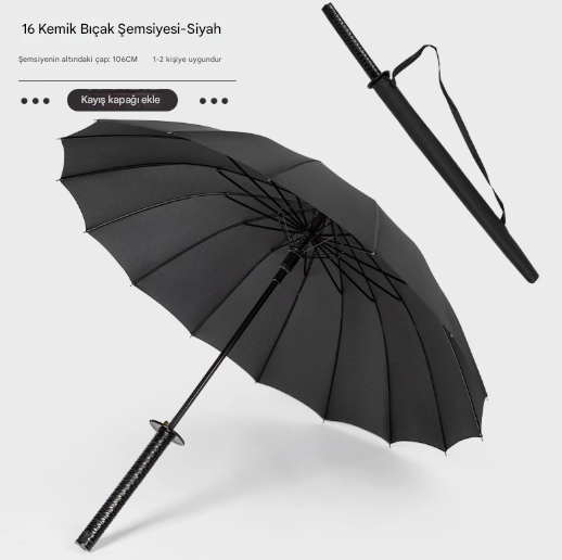 Beautiful Youth Yaratıcı Ninja Samuray Kılıcı Katana Şemsiye