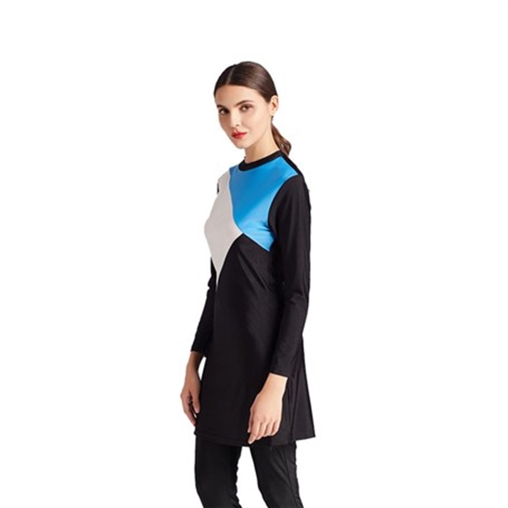 Beş parça mozaik desenli haşema - XXXL Beden