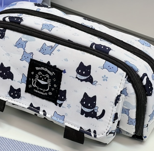 Büyük Kapasiteli Çok Fonksiyonlu Dayanıklı Polyester Şık Kalem Kutusu