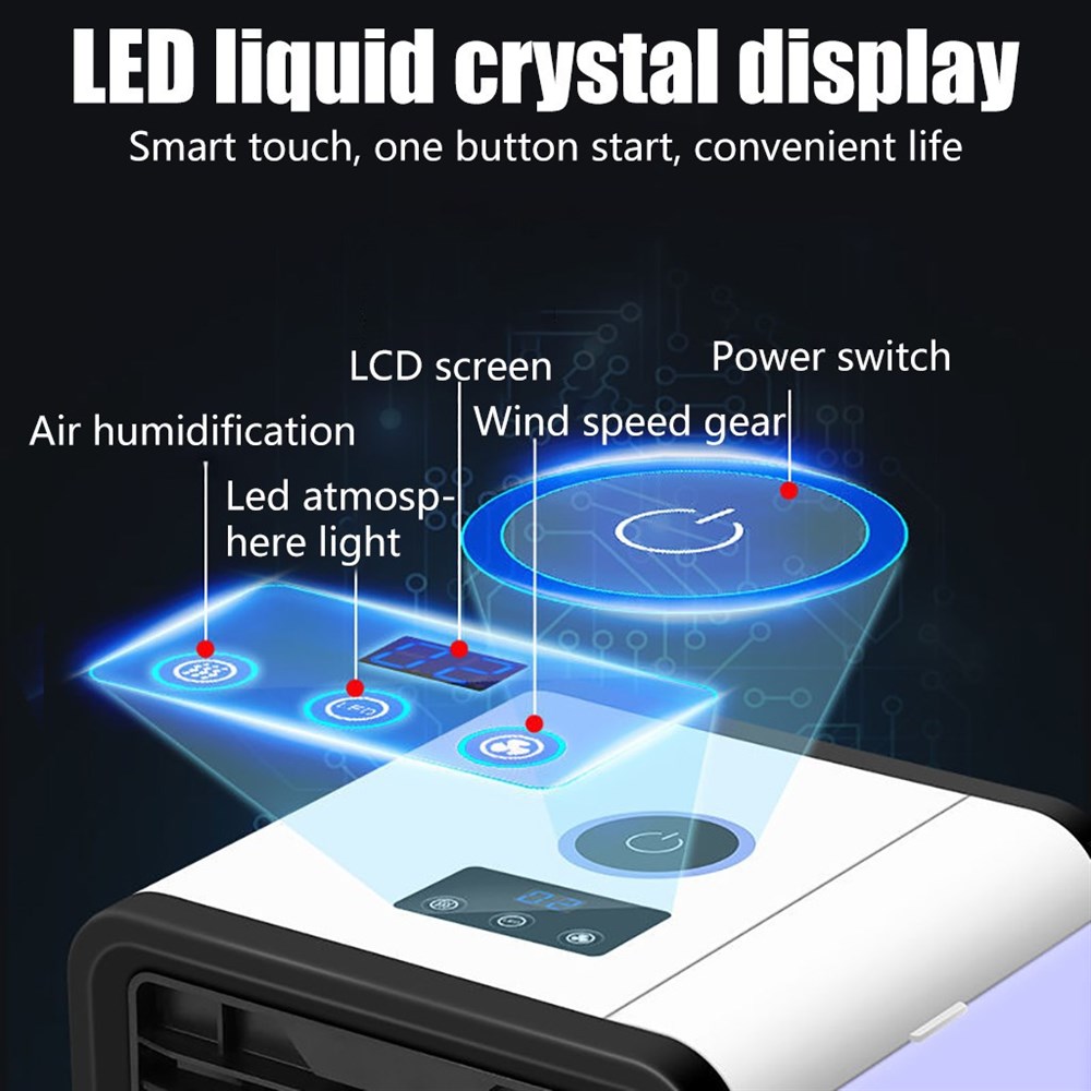 Çok Fonksiyonlu Mini Soğutma Fan Hava Soğutucu 