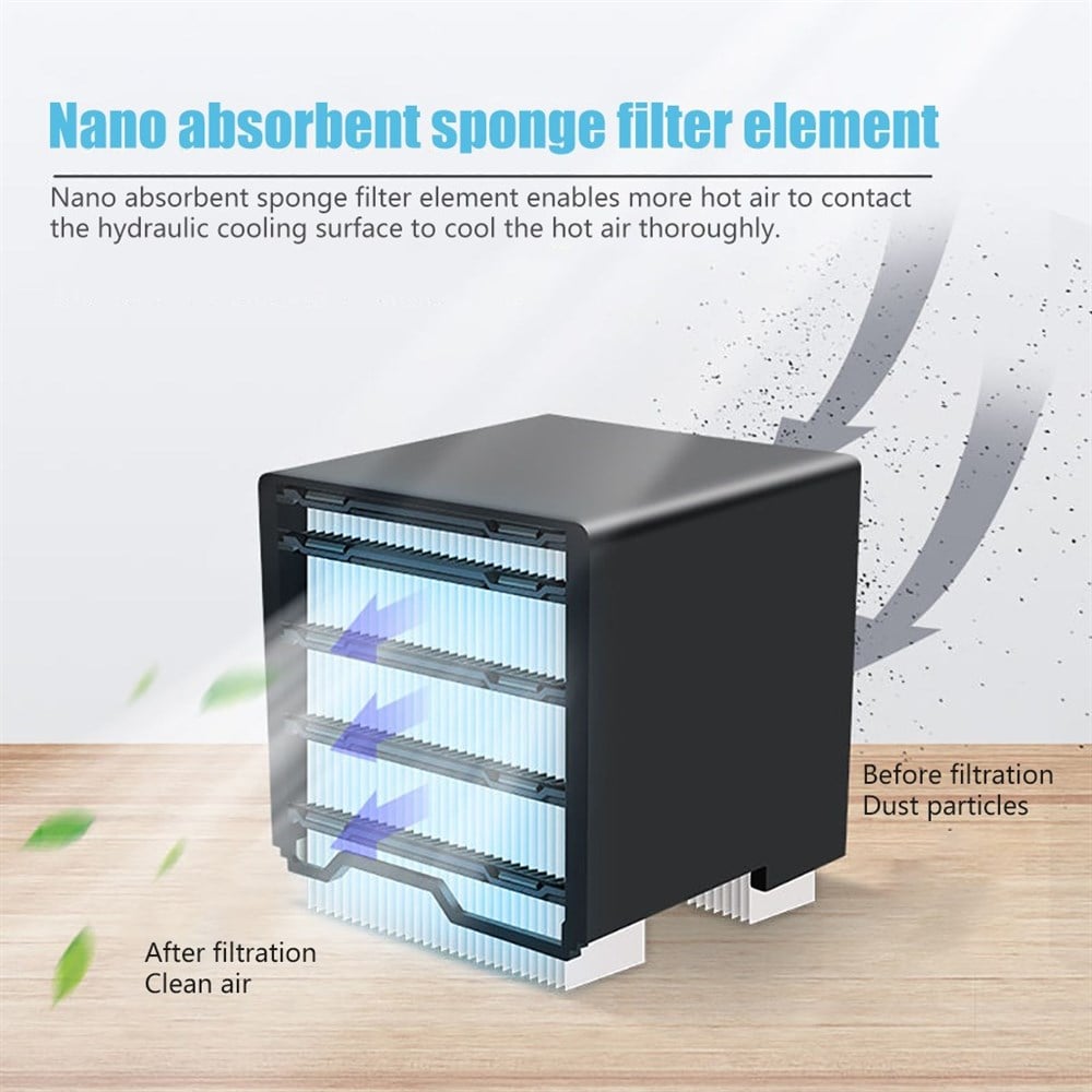 Çok Fonksiyonlu Mini Soğutma Fan Hava Soğutucu 