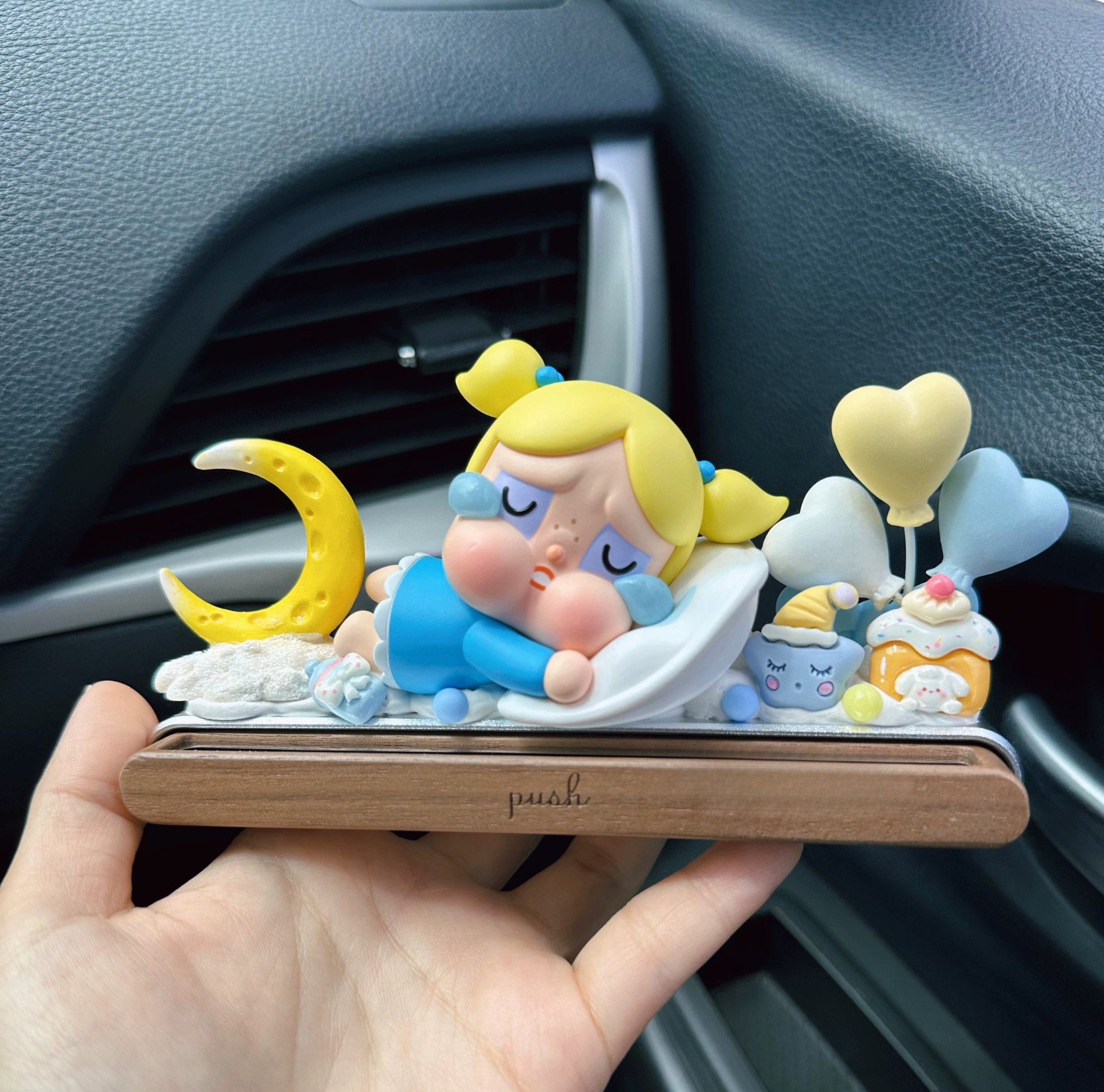 Crybby Powerpuff Girls Serisi Özel Tasarım Sevimli Araba Dekorasyon Süsü, Dekor Aksesuar