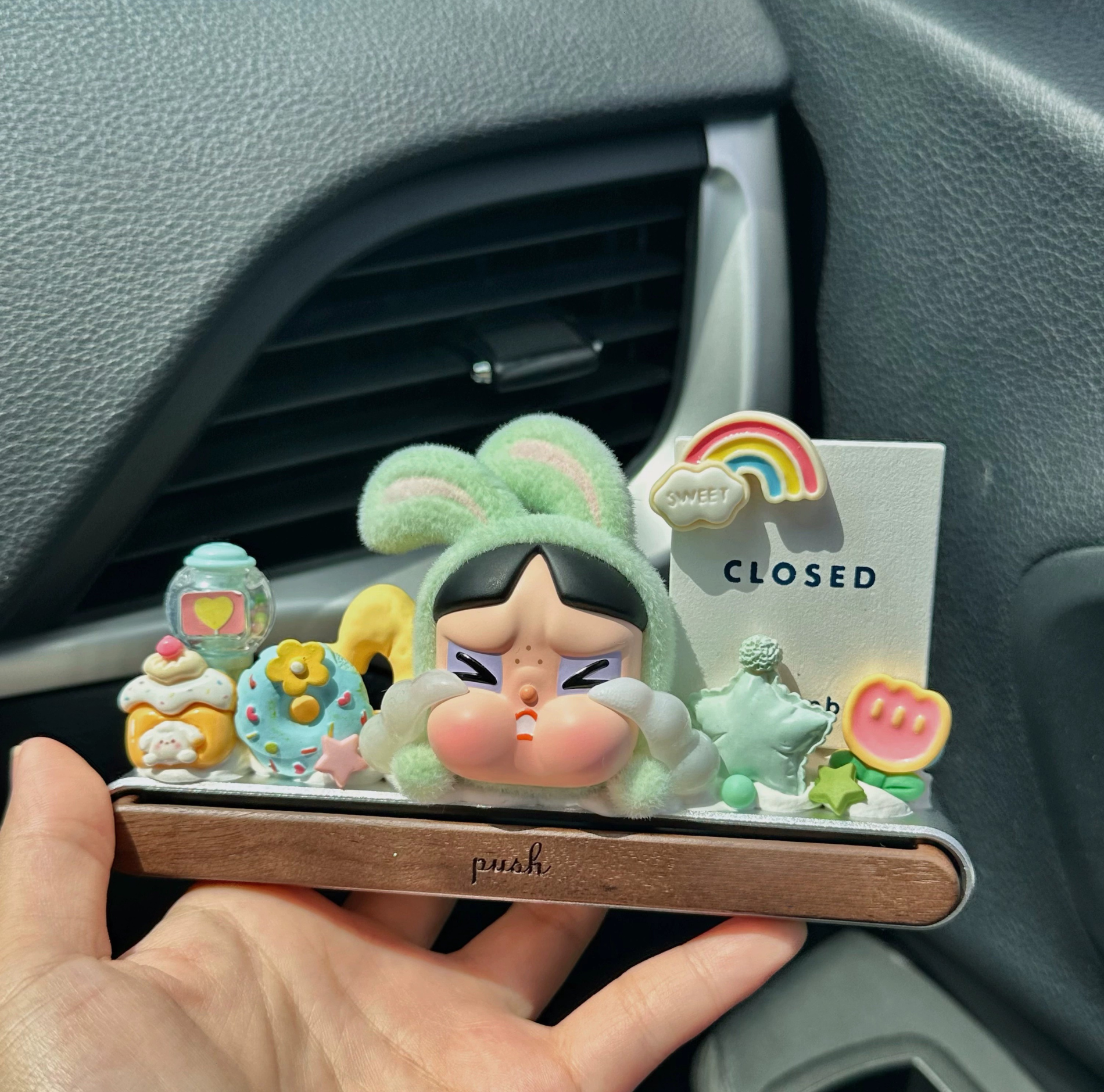 Crybby Powerpuff Girls Serisi Özel Tasarım Sevimli Araba Dekorasyon Süsü, Dekor Aksesuar