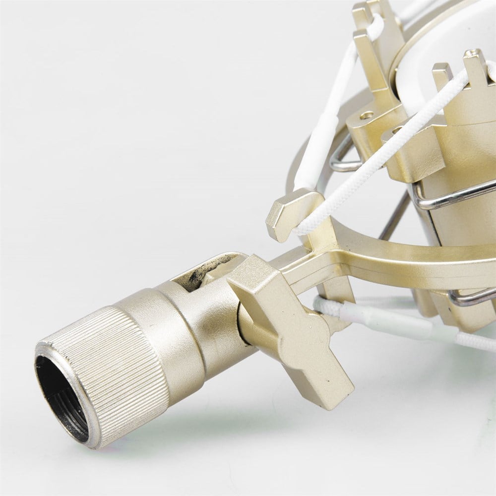 Darbeye Dayanıklı Titreşim Önleyici Plastik Çap Esneklik için Mikrofon  Standı Genişlik 45-55mm 