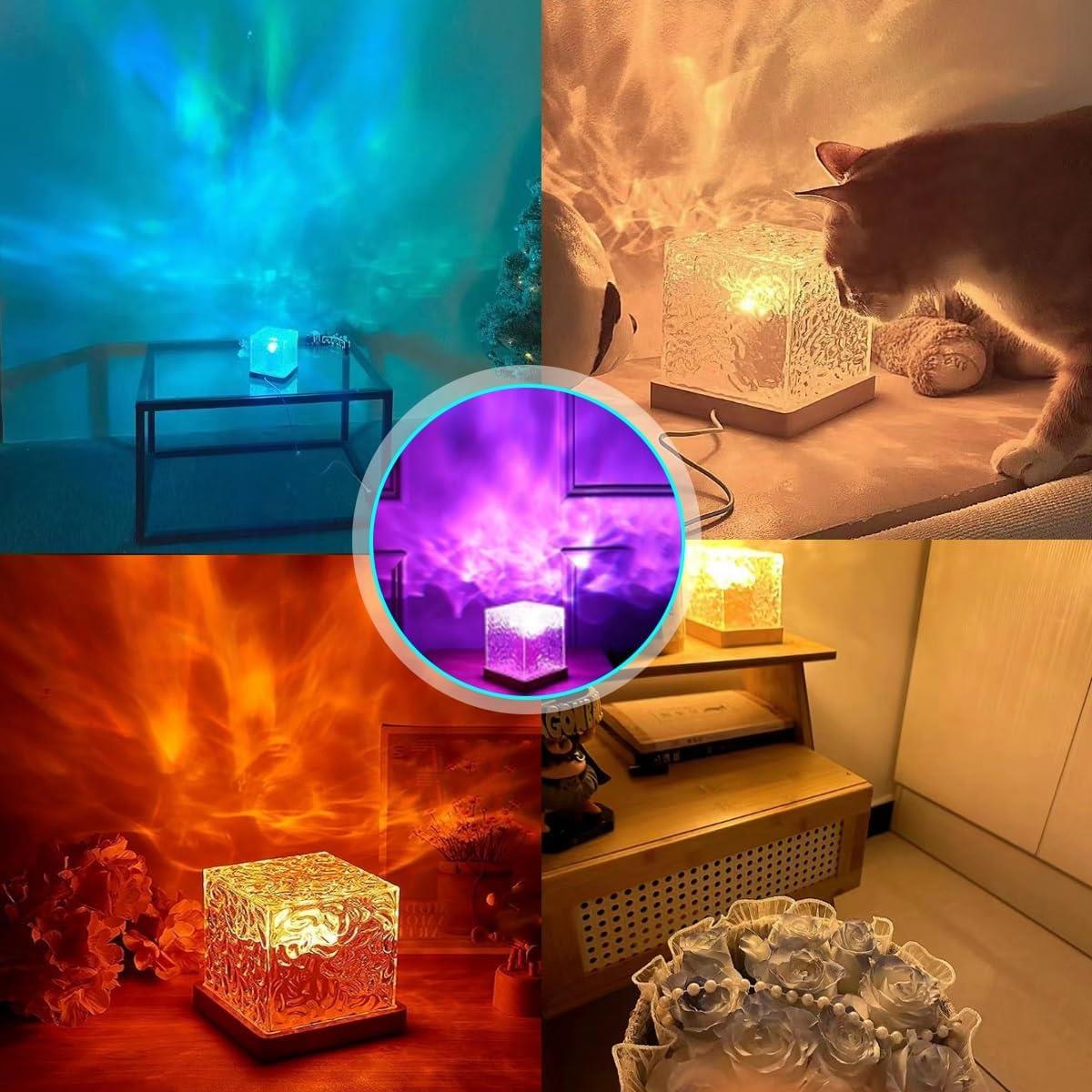 Decisive Yatak Odası Için Galaxy Projektör Işığı - 16 Renkli Duyusal Işık, Yatak Odası/parti Için Projektör Gece Lambası