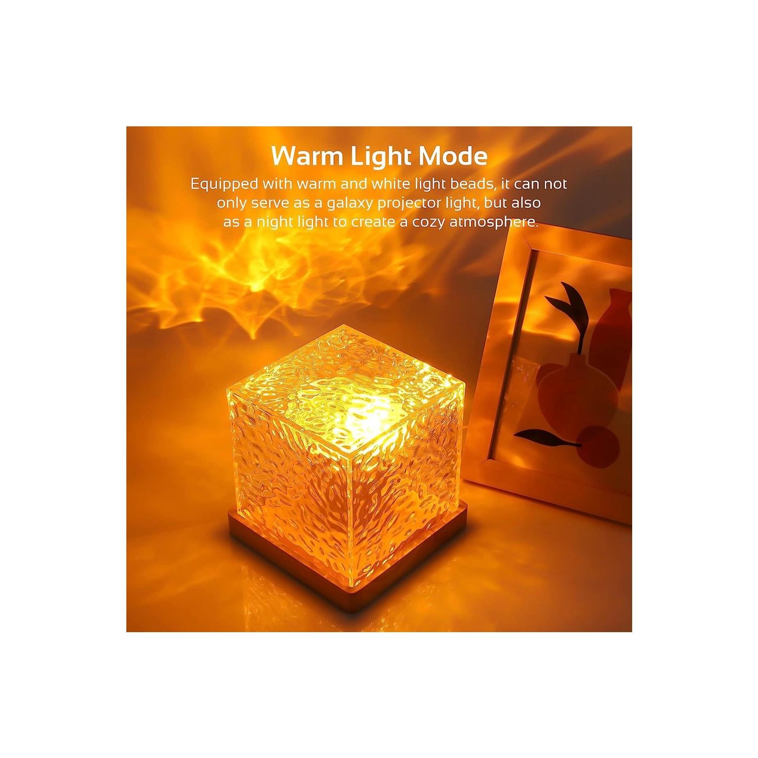 Decisive Yatak Odası Için Galaxy Projektör Işığı - 16 Renkli Duyusal Işık, Yatak Odası/parti Için Projektör Gece Lambası