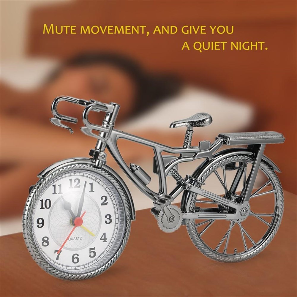 Dekoratif Bisiklet Temalı Çalar Saat
