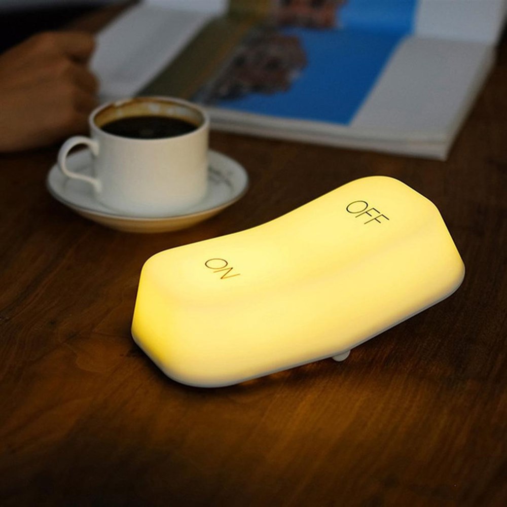 Dekoratif Yerçekimi Sensörlü Şarj Edilebilir KısılabilirLED Gece Lambası