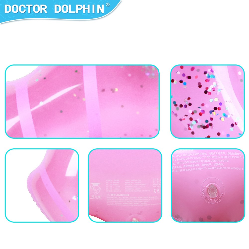 Deniz Kabuğu Şekilli Şişme Yüzme Simidi 70x80cm - Mavi