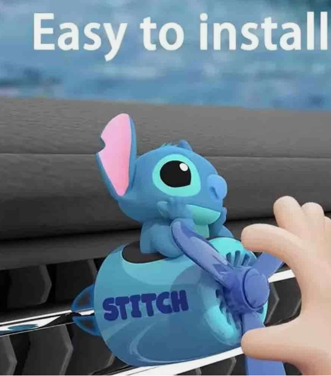 Disney Lilo ve dikiş karikatür animasyon bebek uçak araba hava spreyi Kawaii hava firar aromaterapi araba iç dekorasyon