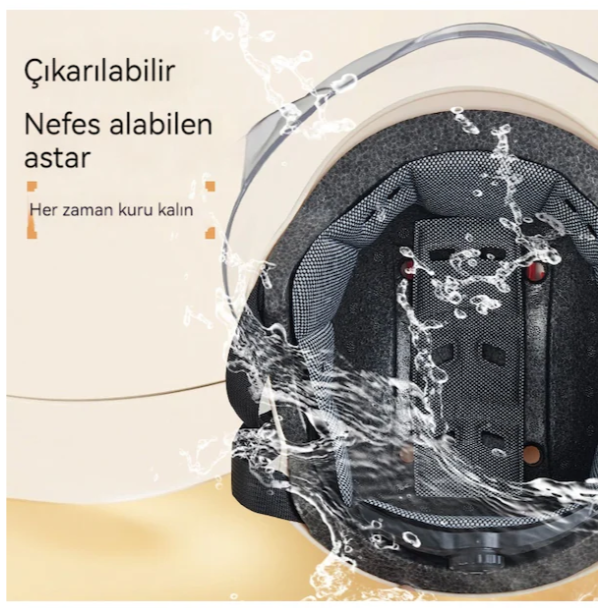 Eternal Luck 3c Sertifikalı Ayarlanabilir Çocuk Kaskı - Bej