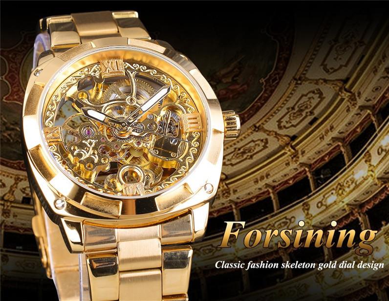 Forsining Erkek Otomatik Sarma Mekanik Saat (Yurt 