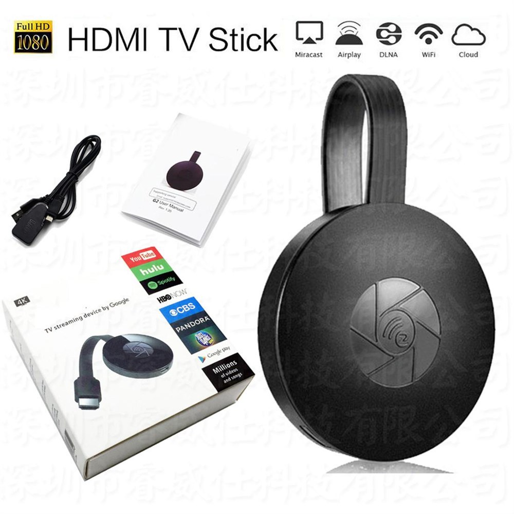 G2 Kablosuz Cep Telefonundan TV ye Yansıtma Cihazı Wireles to Hdmi  