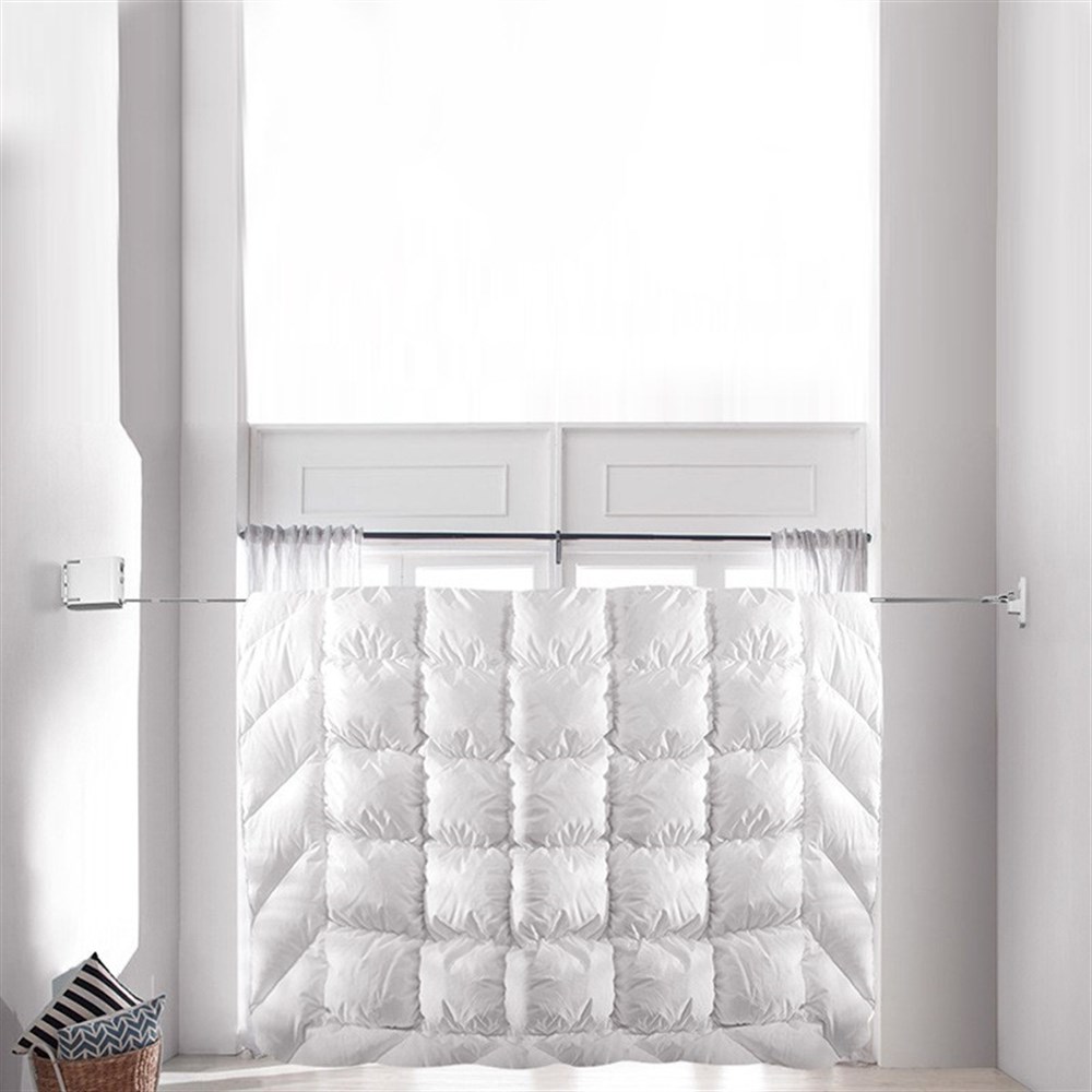 Geri Çekilebilir Duvara Monte Giysi Askısı