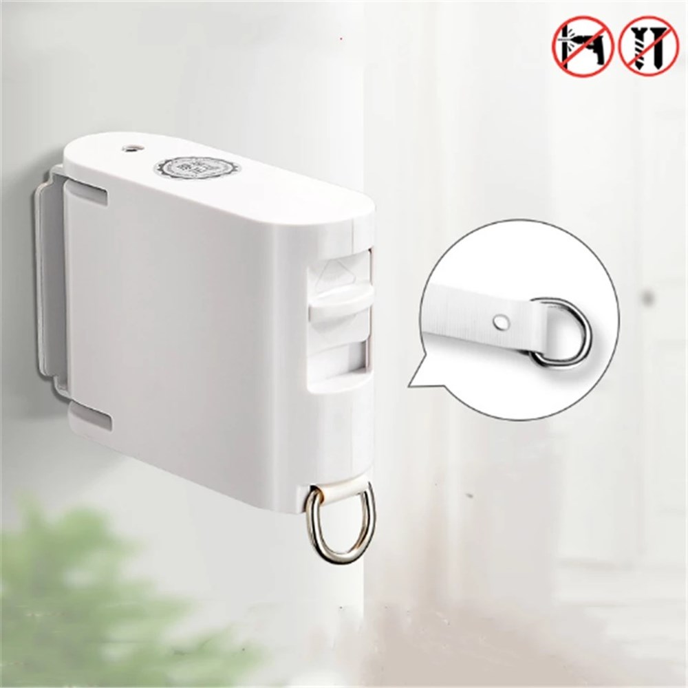 Geri Çekilebilir Duvara Monte Giysi Askısı