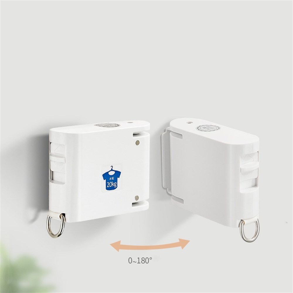 Geri Çekilebilir Duvara Monte Giysi Askısı