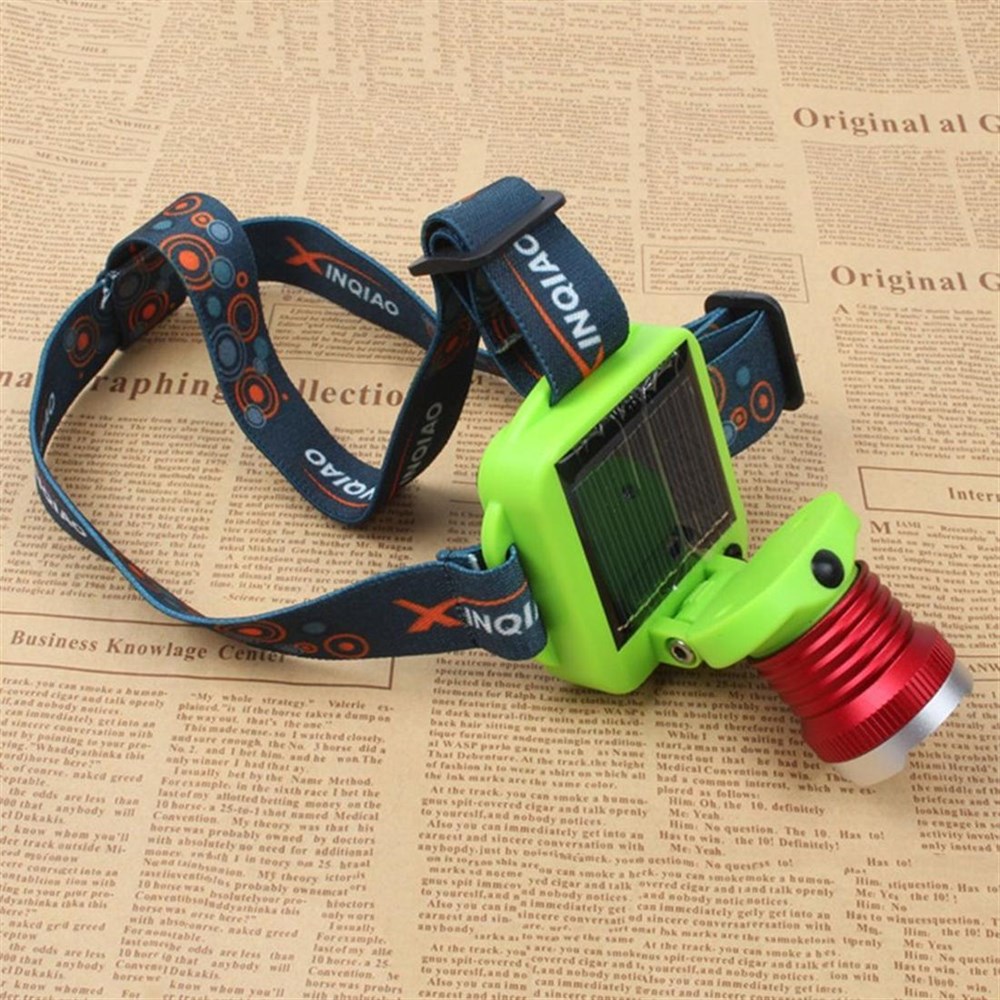 Güneş Enerjili ve Şarj Edilebilir Uzun Menzilli LED Kafa Lambası