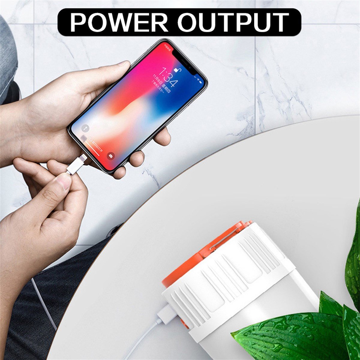 Güneş Panelli 100W Kamp Işığı