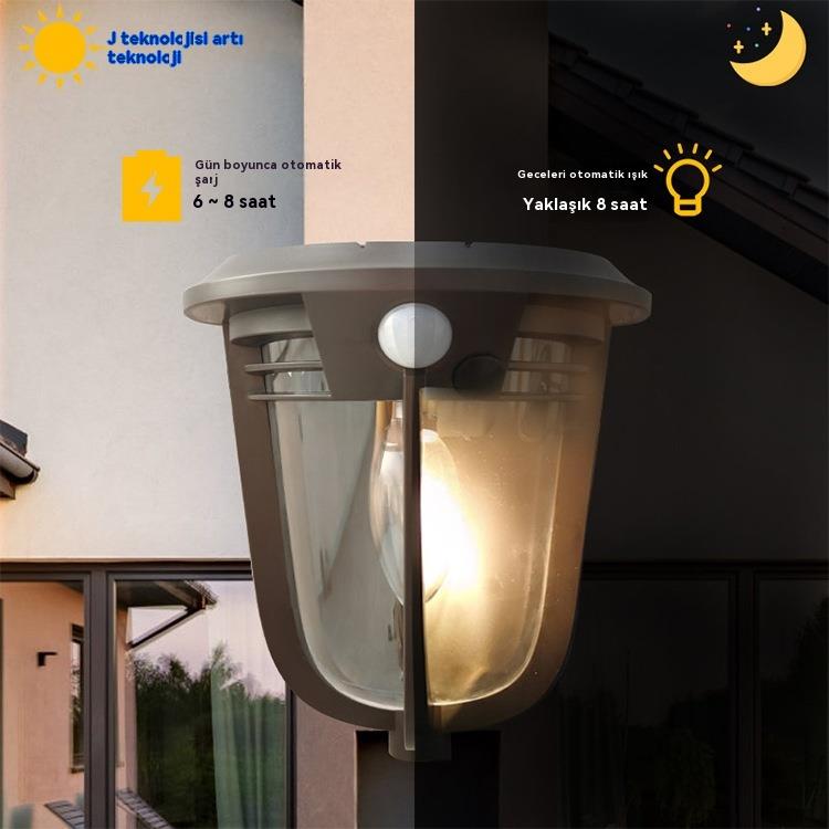 İç Ve Dış Mekanlar İçin Hareket Sensörlü 2 Parça Set Güneş Enerjili Işıklar