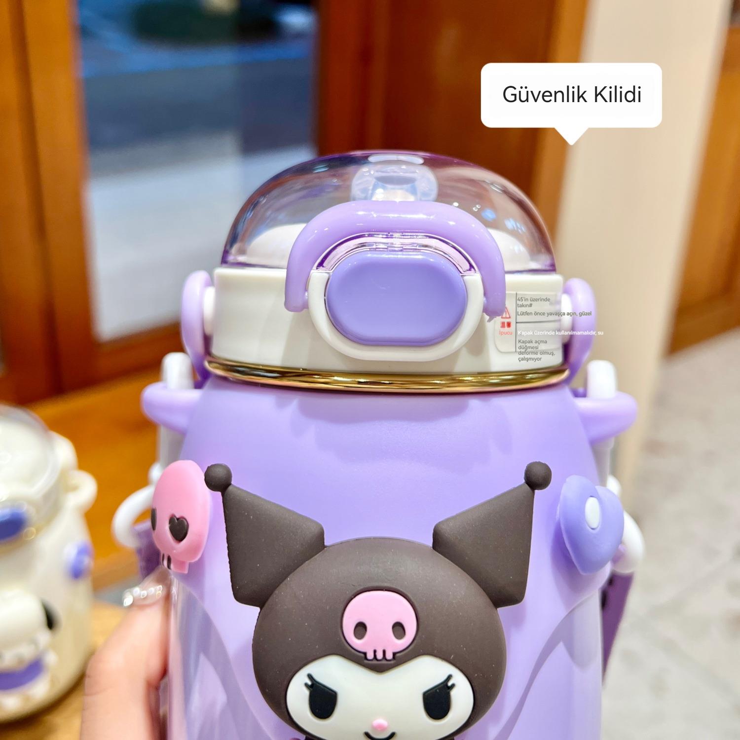 Jolıta Sanrio Kuromi 316 Yalıtımlı Öğrenci Su Şişesi 700 ML