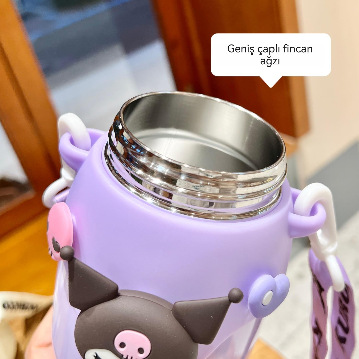 Jolıta Sanrio Kuromi 316 Yalıtımlı Öğrenci Su Şişesi 700 ML