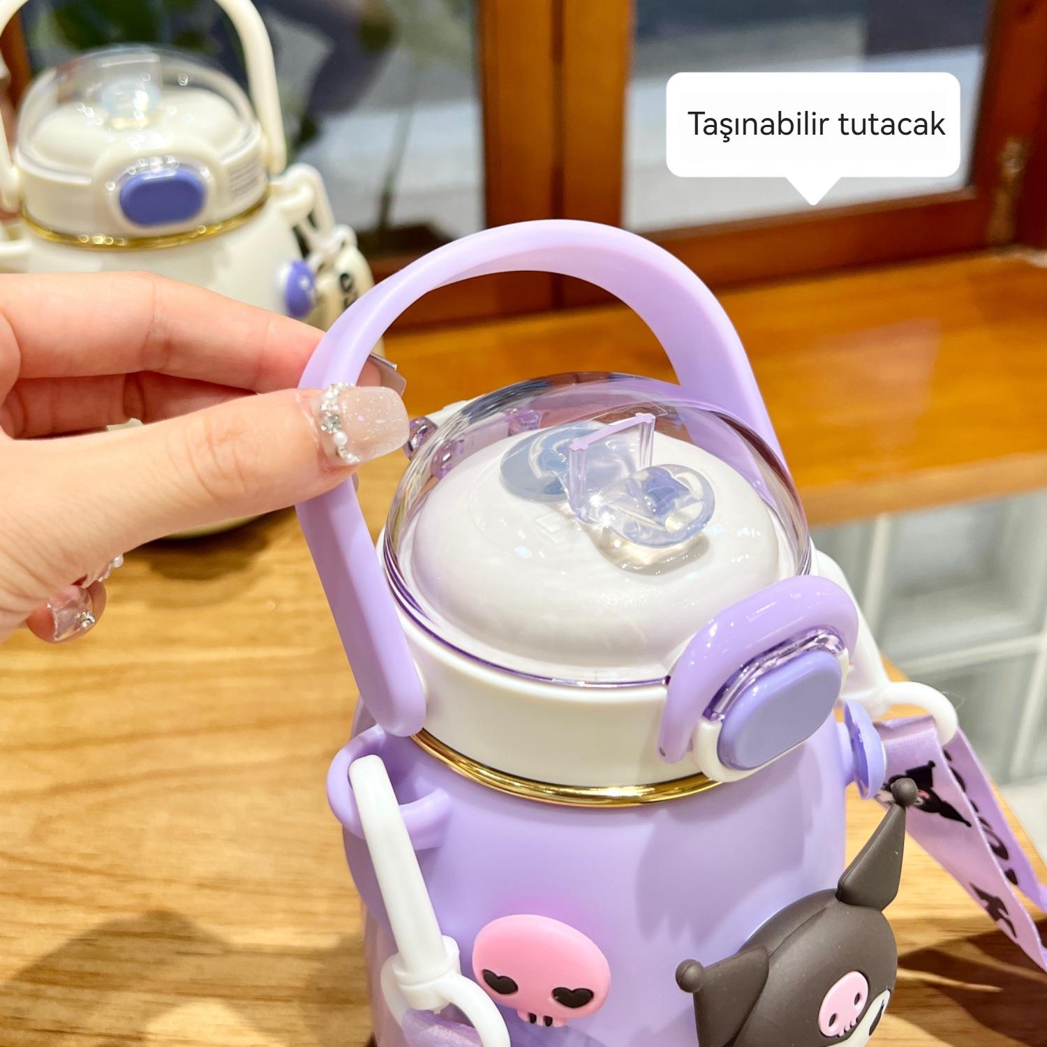 Jolıta Sanrio Kuromi 316 Yalıtımlı Öğrenci Su Şişesi 700 ML