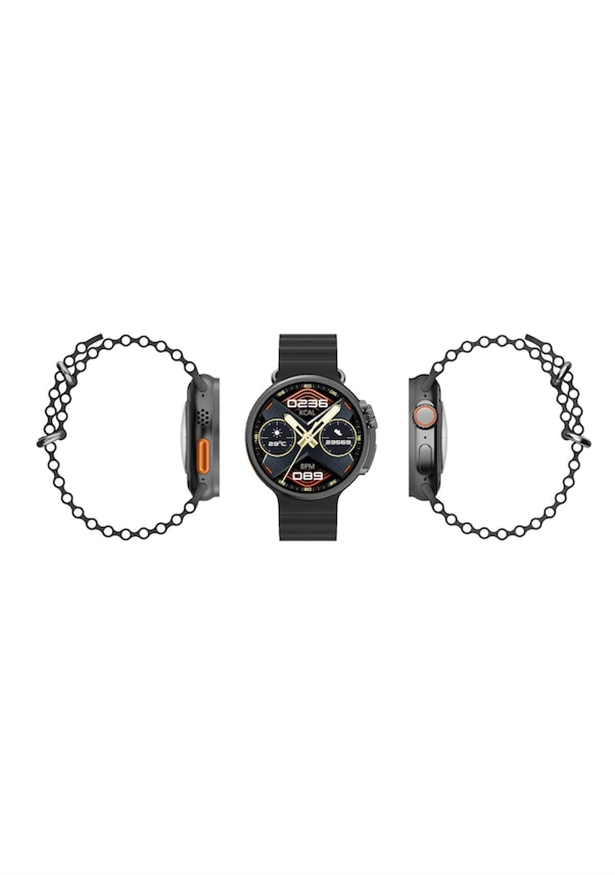 K9 Ultra Pro Bluetooth Arama - Kablosuz Şarj - NFC Akıllı Saat