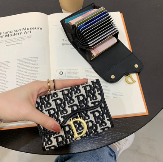 Kadınlar İçin Kart Tutucu Büyük Kapasiteli Cüzdan, Çoklu Kart Yuvalı İnce Cüzdan