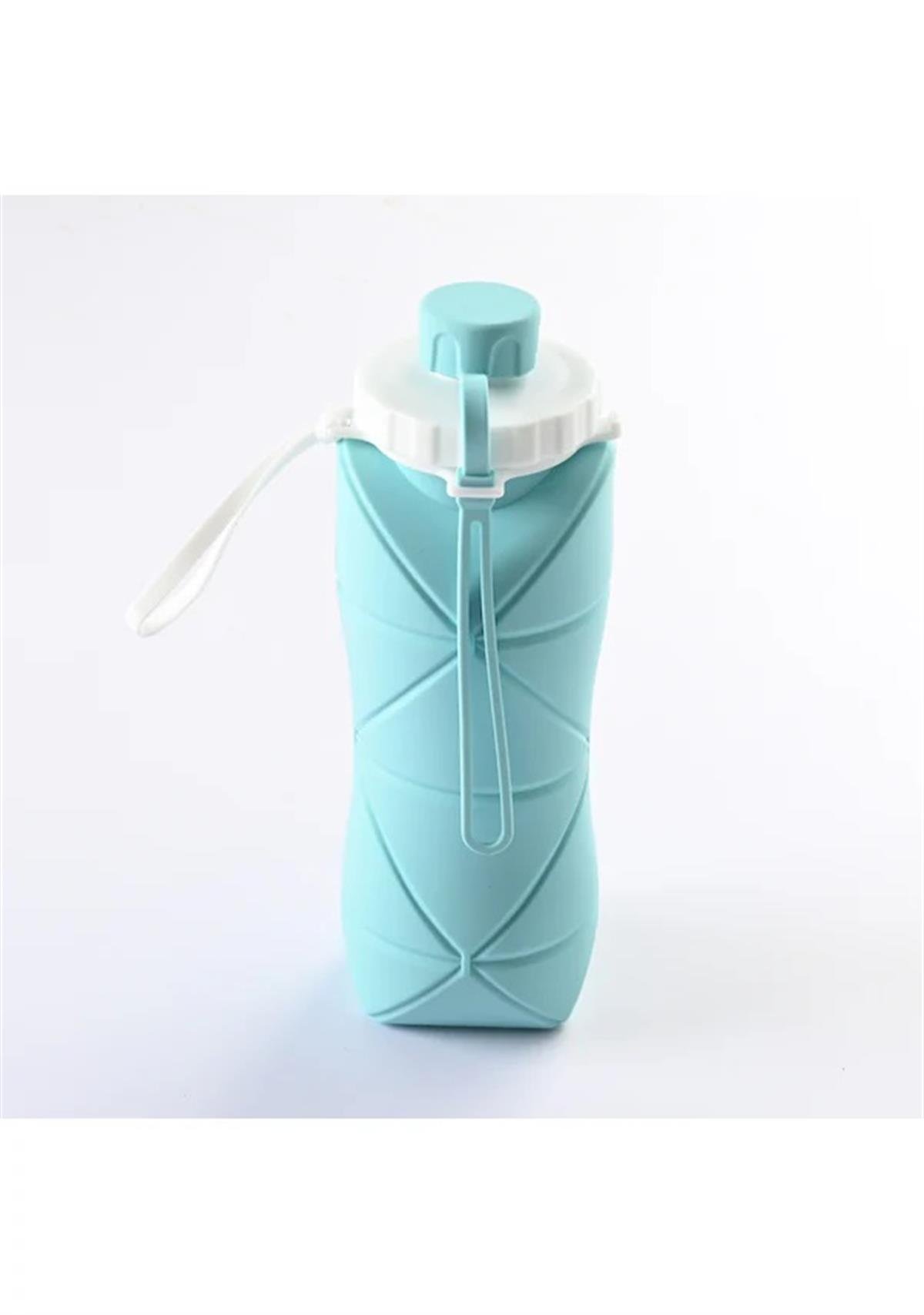 Katlanır Silikon Su Şişesi Spor Su Şişesi Outdoor Matara Suluk 600 ML