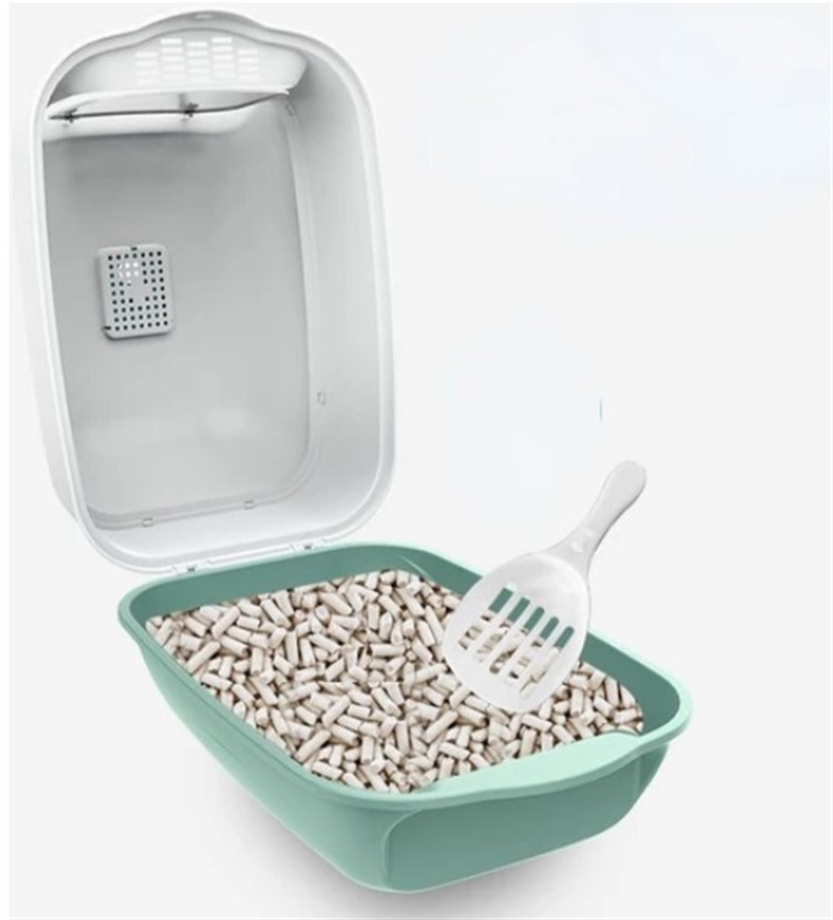 Kedi Tuvaleti Tamamen Kapalı Kedi Tuvaleti