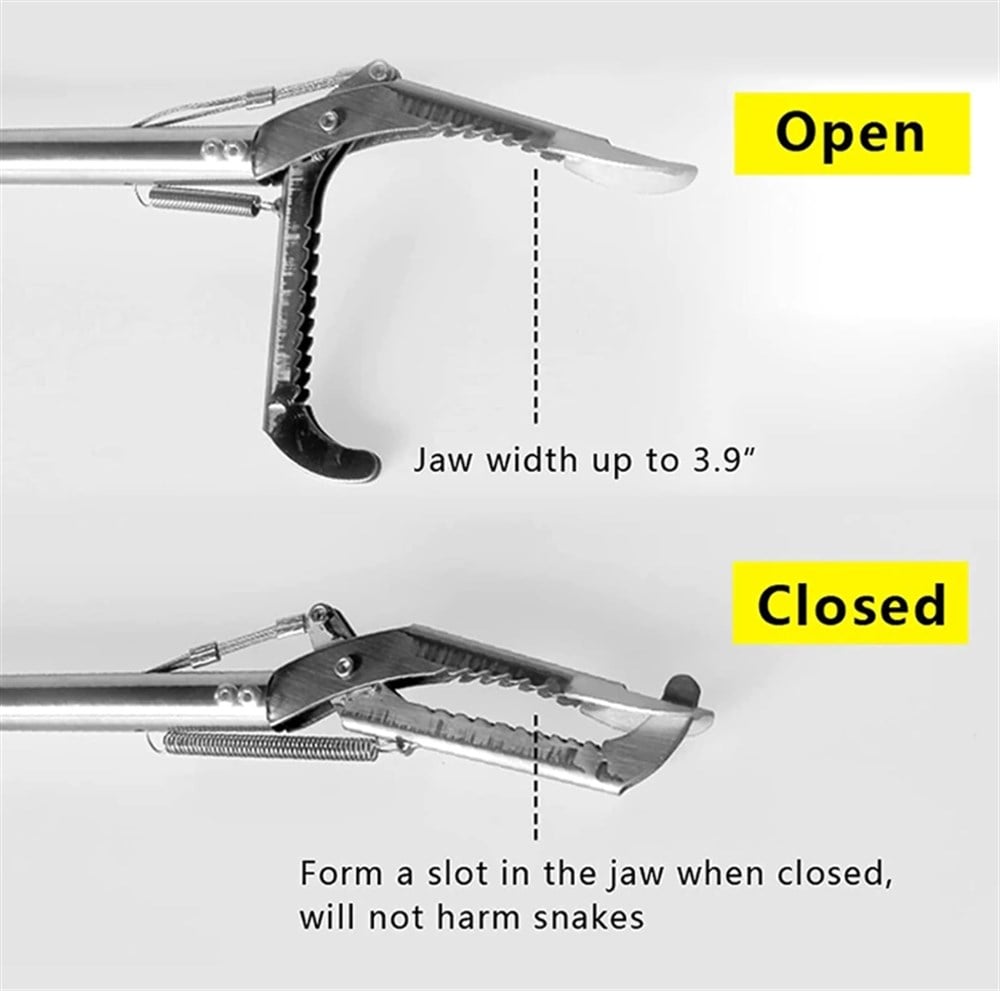 Kendinden Kilitlemeli Alimünyum Alaşımlı 70CM Yılan Yakalayıcı Kelepçe