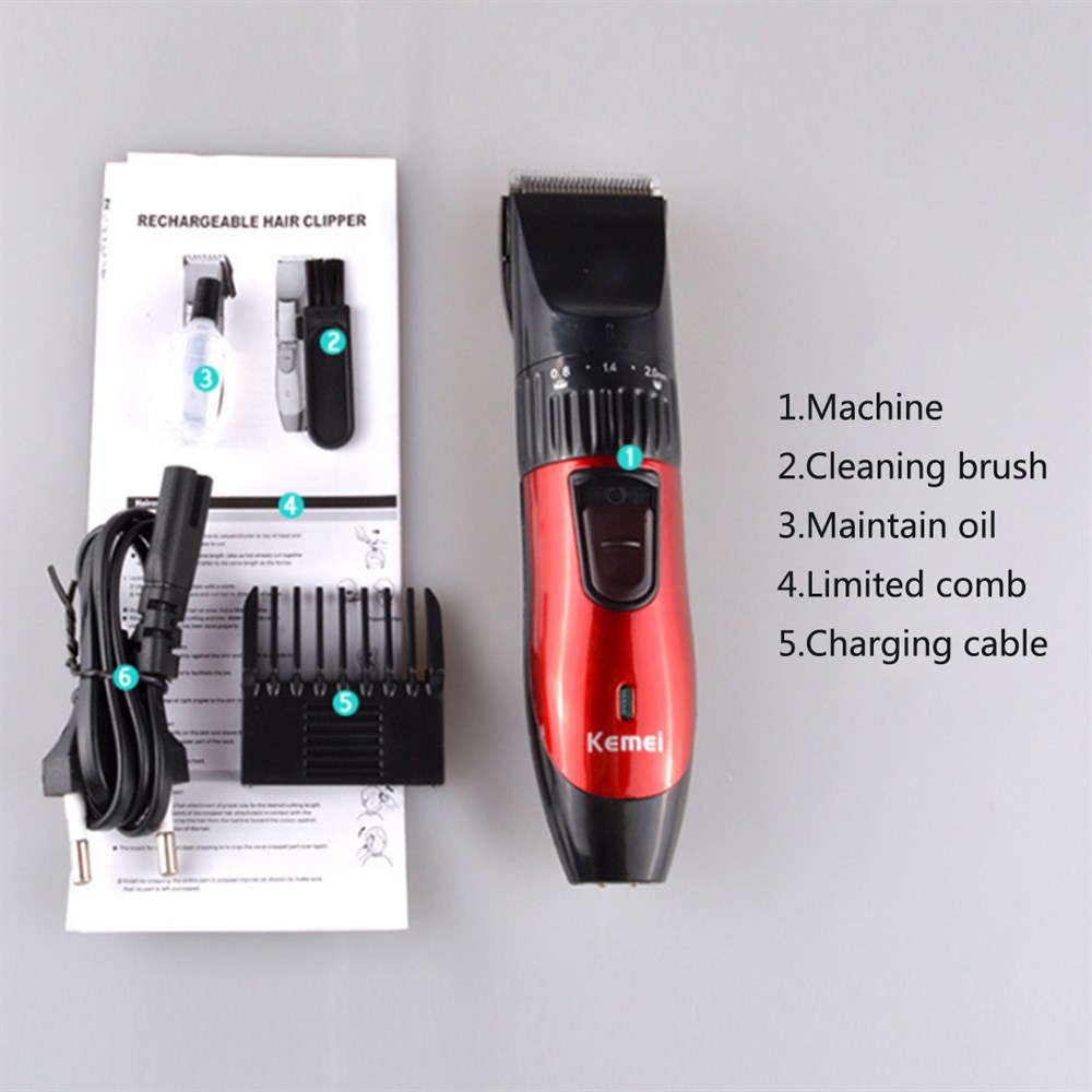 KM  730  Bebek ve Yetişkin  Elektrikli  Saç  ve Sakal Traş Makinesi