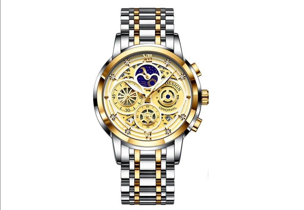 LIGE 8942 Su Geçirmez Erkek Kol Saati