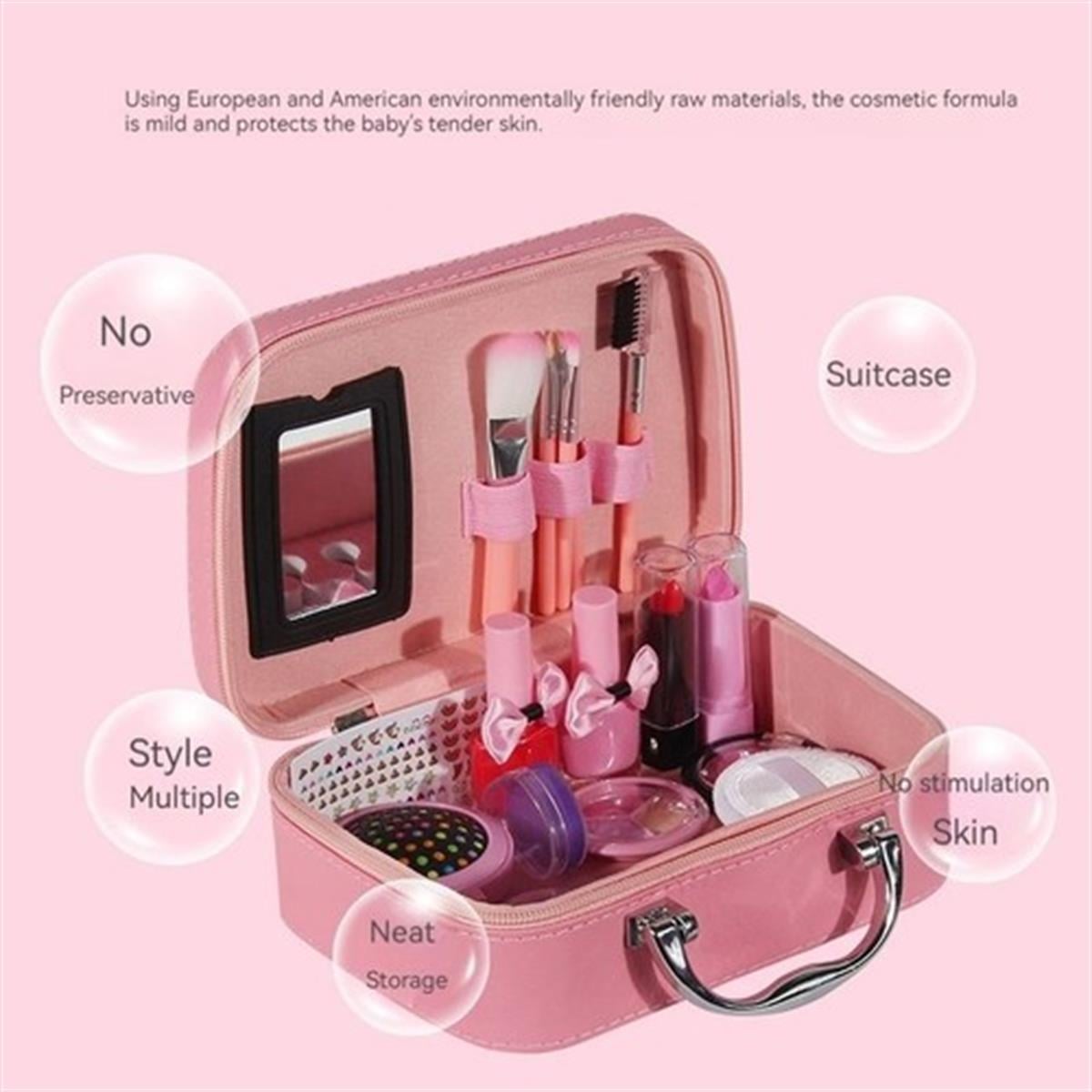 Love Home Lovehome Oyuncak Makyaj Çantası Seti - Pembe