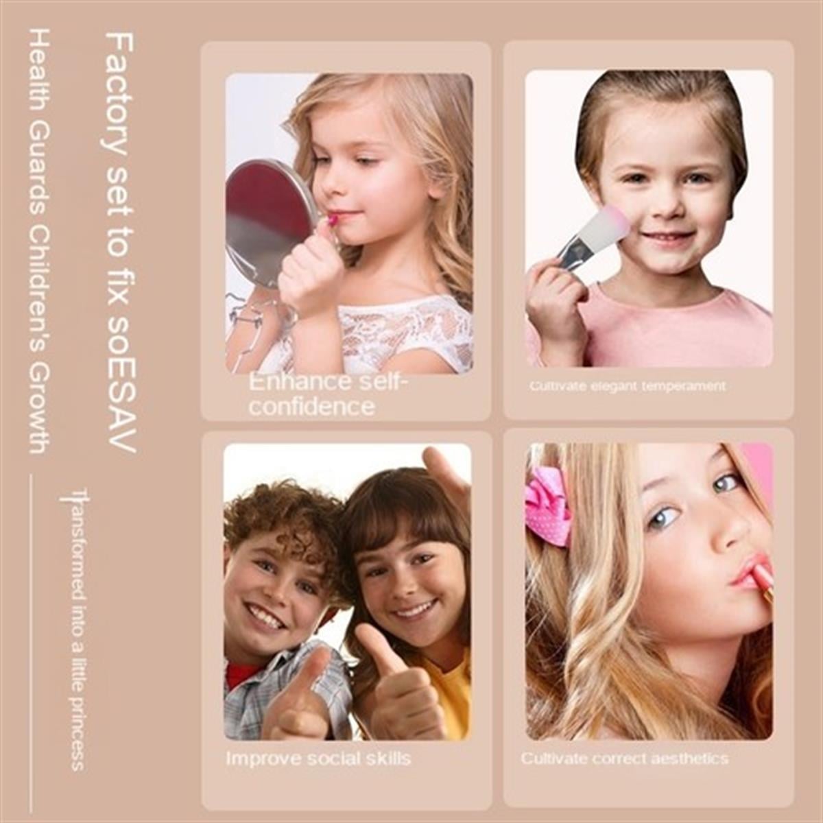 Love Home Lovehome Oyuncak Makyaj Çantası Seti - Pembe