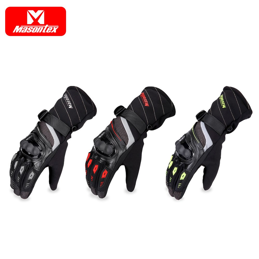 Masontex su geçirmez motosiklet sürme eldivenleri
