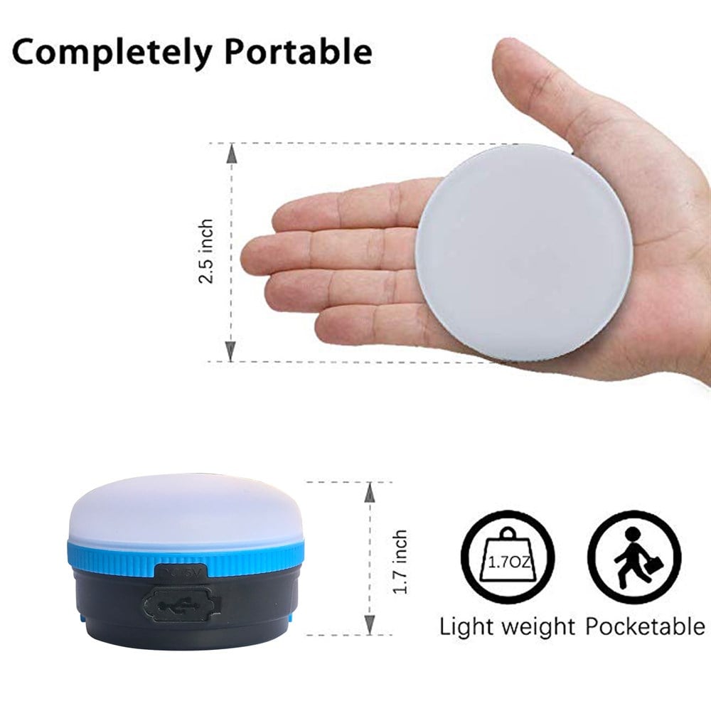 Mıknatıslı Elde Taşınabilir Askılı LED Kamp Lambası