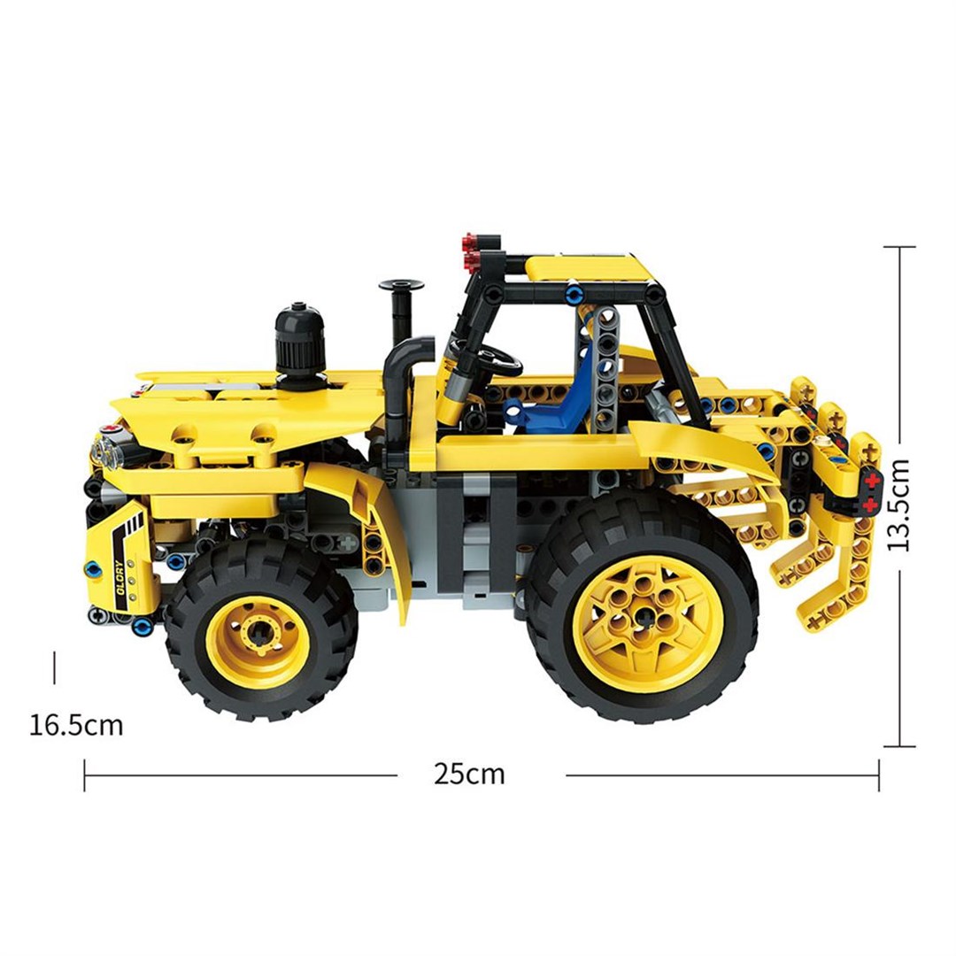 MoFun 13017 2.4G Kendin Yap Uzaktan Kumandalı Traktör - 382 Parça
