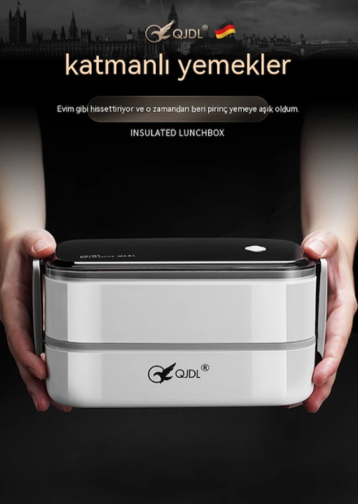 Mühürlü Ve Yalıtımlı Çiftçi Katmanlı Beslenme Kutusu