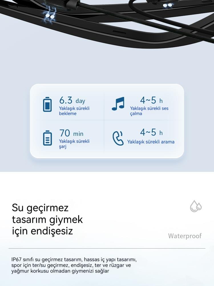 Multifonksiyonel Akıllı Dokunmatik Bluetooth Gözlük