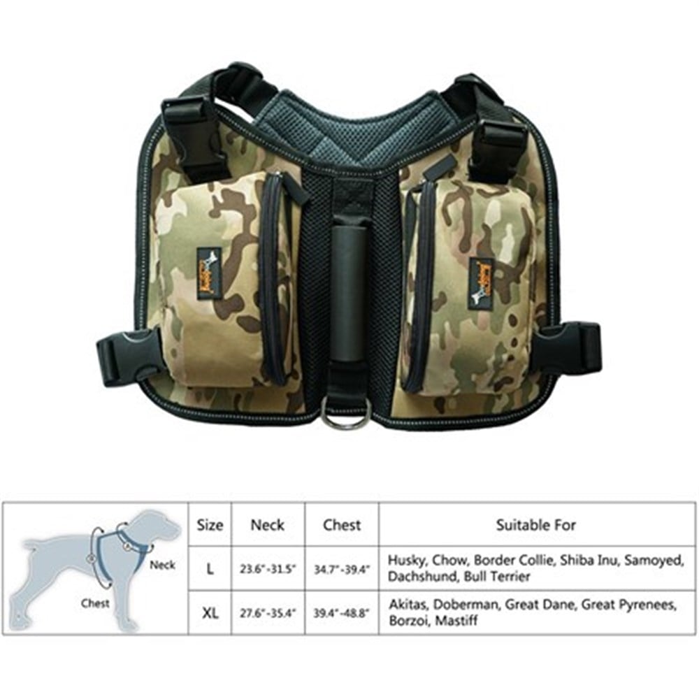 Ondoing Köpek Sırt Çantası Ayarlanabilir Kendinden Eyer Çanta