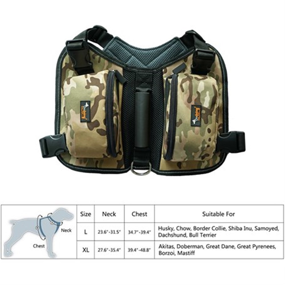 Ondoing Köpek Sırt Çantası Ayarlanabilir Kendinden Eyer Çanta