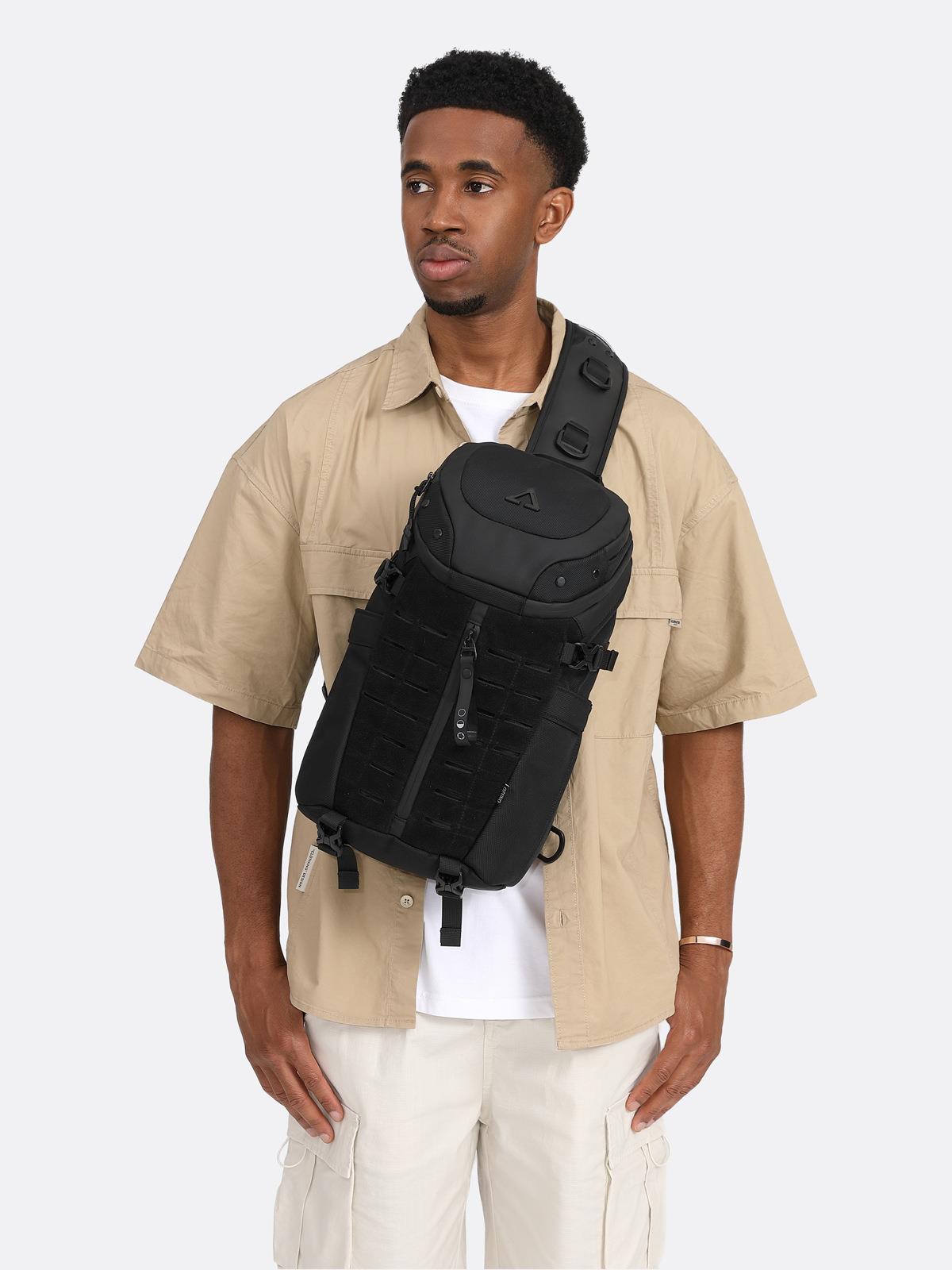 Ozuko 9730 Su Geçirmez Erkek Spor Çapraz Göğüs Çantaları, Erkekler İçin Taktik Askılı Çanta 