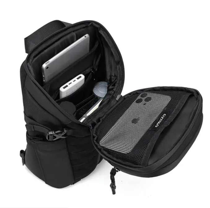 Ozuko 9730 Su Geçirmez Erkek Spor Çapraz Göğüs Çantaları, Erkekler İçin Taktik Askılı Çanta 