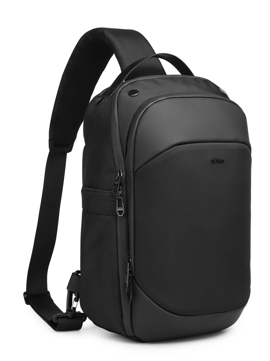 Ozuko Büyük Kapasiteli Su Geçirmez Erkek Göğüs, Crossbody Omuz Çantası 